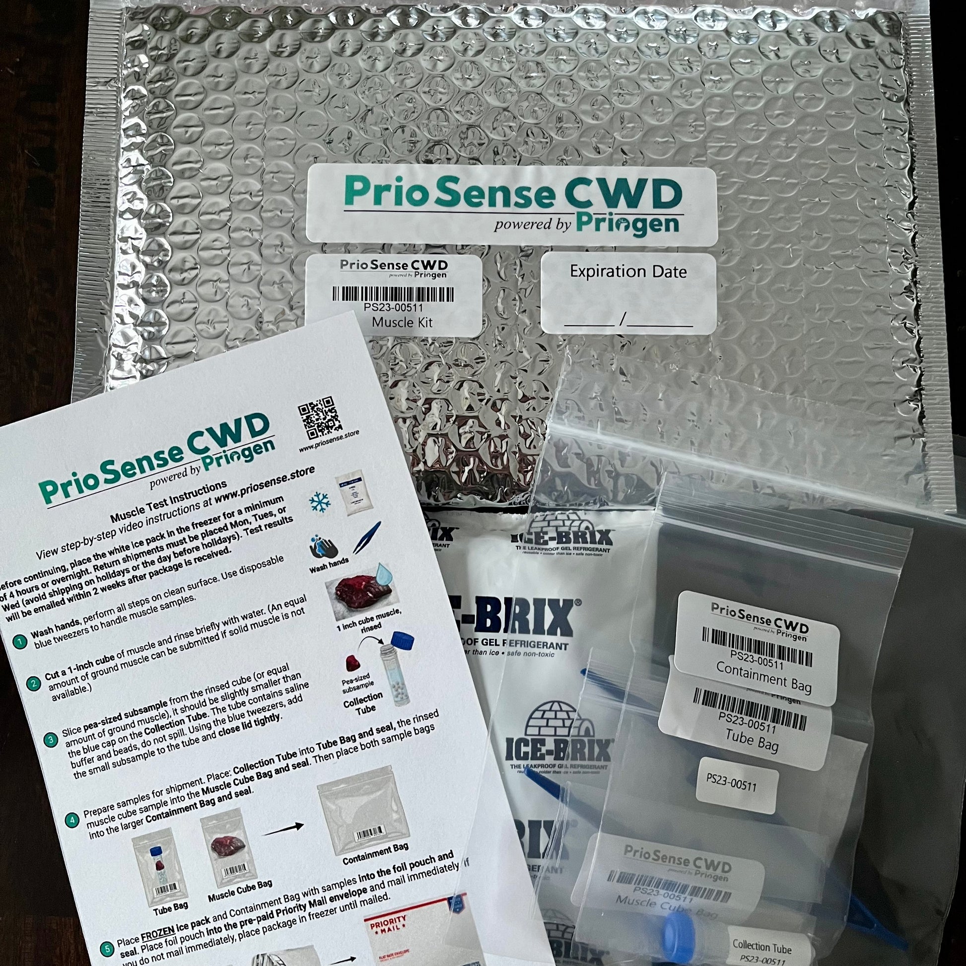 CWD Venison Test Kit Priogen